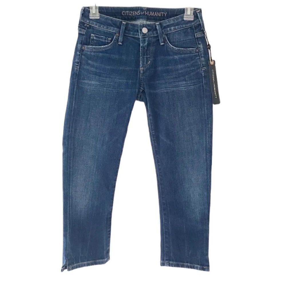 NWT CITIZENS OF HUMANITY Envy cropped low rise jeans - Picture 3 of 6